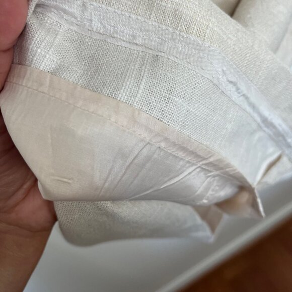 Cynthia Rowley Linen and Cotton Blend Maxi Dress Stud Detail Classy Career Sz14 - Picture 4 of 10